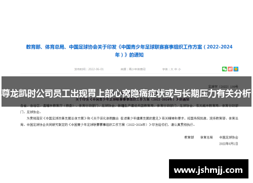 尊龙凯时公司员工出现胃上部心窝隐痛症状或与长期压力有关分析